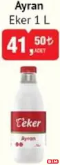 EKER AYRAN 1 L fiyat ve kampanya bilgisi
